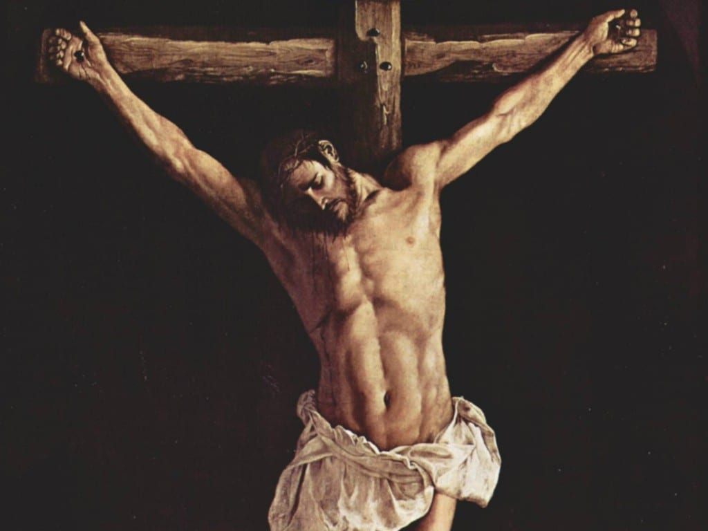 耶稣被钉在十字架上插画图片素材_ID:339503257-Veer图库